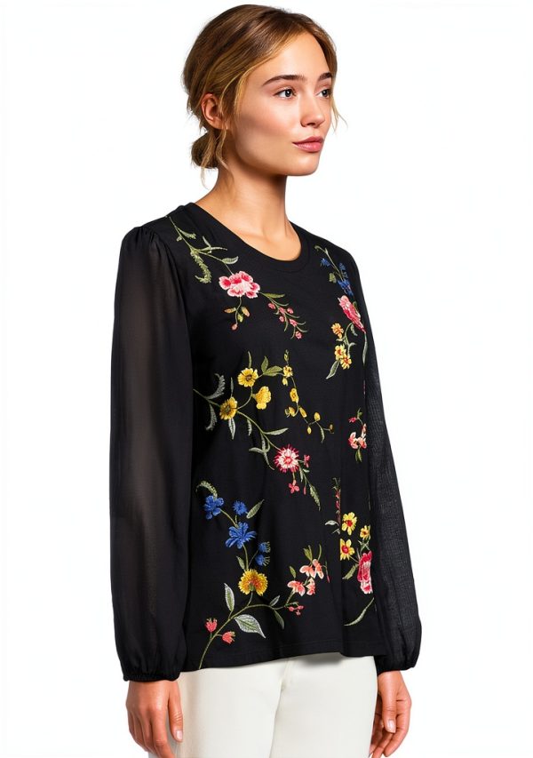 Johnny Was Sophie Tee Buttery Soft Womens T-Shirt-1