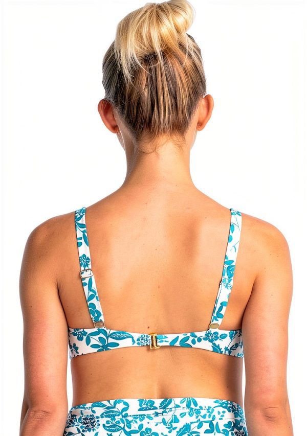 Johnny Was Ellyo Twist Top Womens Bikini Top Bohemian Style-1