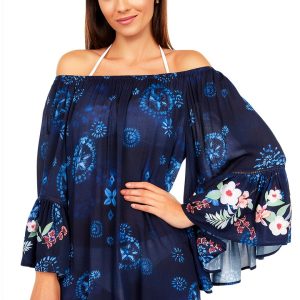 Multi Color Bikini Top Pull On Closure Hand Wash Only-0