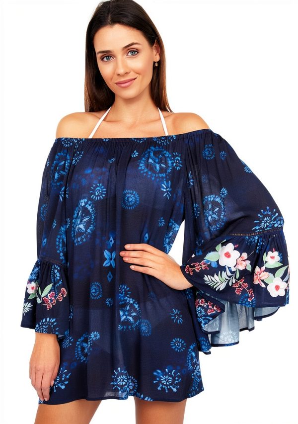 Multi Color Bikini Top Pull On Closure Hand Wash Only-0