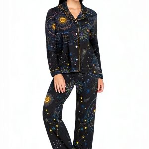 Bag Lady Collection Womens Pajama Set Pima Cotton X-Large-0