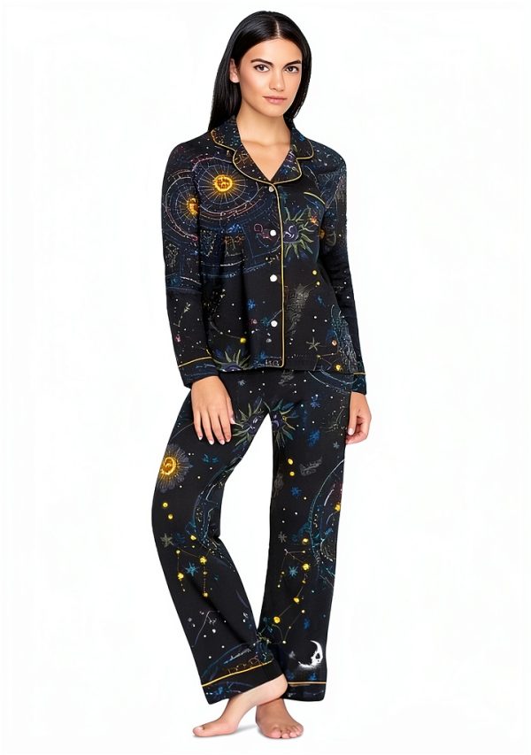 Bag Lady Collection Womens Pajama Set Pima Cotton X-Large-0