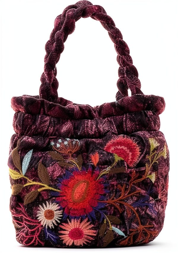 Mens Velvet Embroidered Pouch JWLA Johnny Was BOHO-0