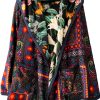 Bag Lady Collection Womens Reversible Sherpa Jacket Floral-8
