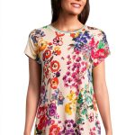 Johnny Was Womens Printed Fashion Knits T-Shirt Evalon-0