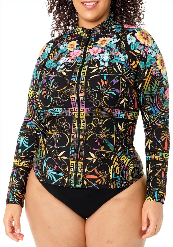 Bag Lady Mens Surf Shirt Multi Color 2X Size-0