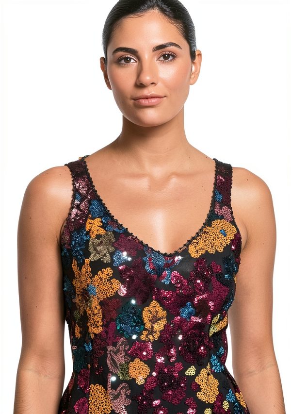 Johnny Was Womens Fashion Dress Black Size Options-3