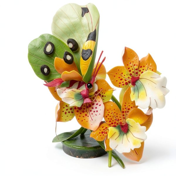 Bag Lady Collection Womens Swing Tee Floral Butterfly Rayon-8