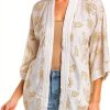 Johnny Was Linen Kimono Embroidered Boho Womens Robe-0