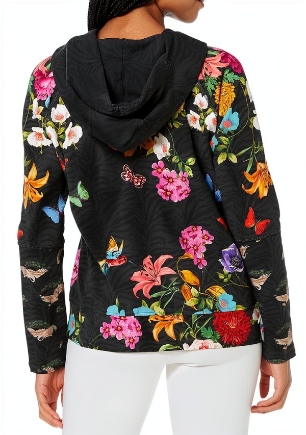 Johnny Was Womens V-Neck Boho Knit Cotton Spandex Top-1