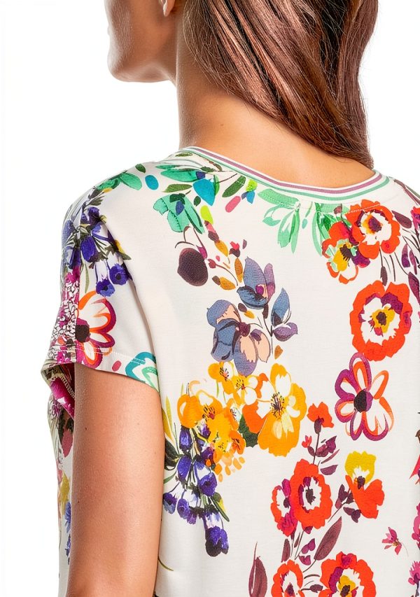 Johnny Was Womens Printed Fashion Knits T-Shirt Evalon-3
