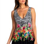 Womens Swimwear LYCRA UPF 50 Moderate Back Coverage-0