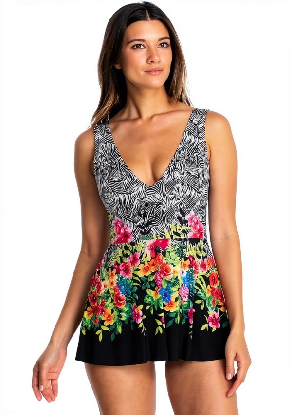 Womens Swimwear LYCRA UPF 50 Moderate Back Coverage-0