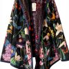 Bag Lady Collection Womens Reversible Sherpa Jacket Floral-6