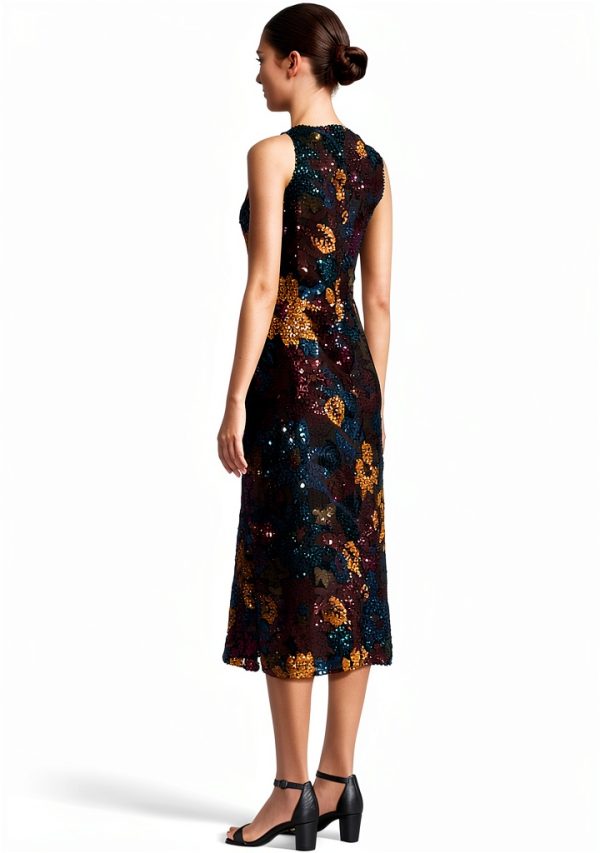 Johnny Was Womens Fashion Dress Black Size Options-2