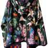 Bag Lady Collection Womens Reversible Sherpa Jacket Floral-7