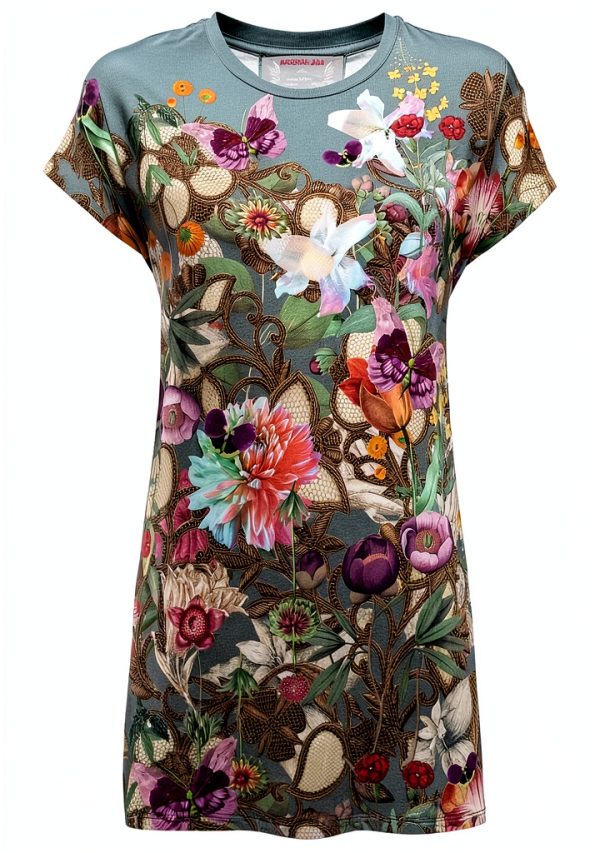 Johnny Was Printed Tee Womens Nurto Meadows Print Tops-3
