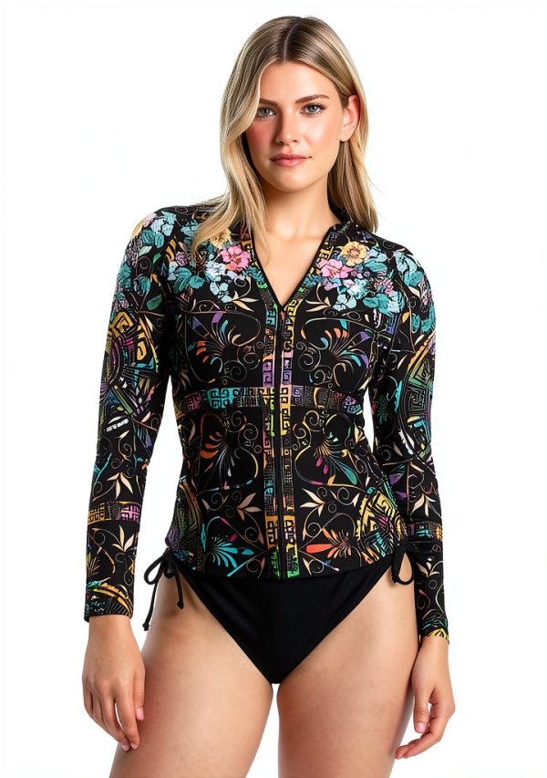 Bag Lady Mens Surf Shirt Multi Color 2X Size-2