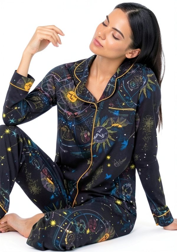 Bag Lady Collection Womens Pajama Set Pima Cotton X-Large-3