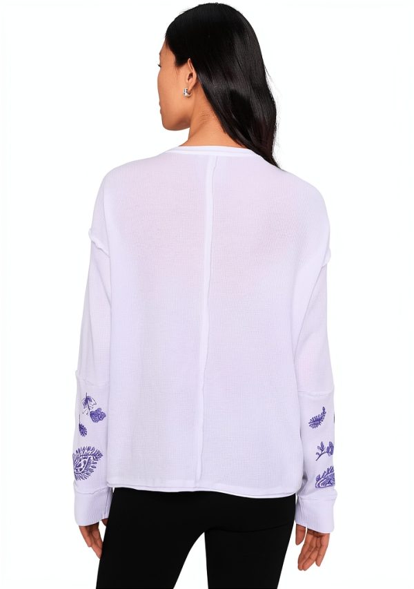 Johnny Was Womens T-Shirt White Fashion Top X-Large-3