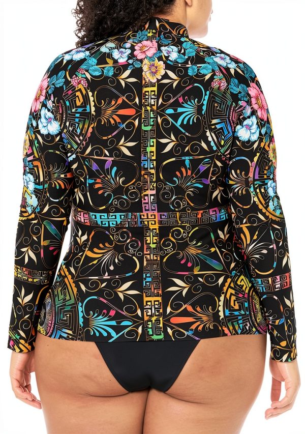 Bag Lady Mens Surf Shirt Multi Color 2X Size-1