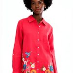 Johnny Was Womens Fashion Top Cayenne Color Medium Size-0