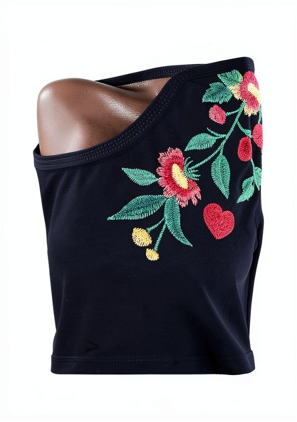 Johnny Was Womens Fashion Top Blue Night T-Shirt-4