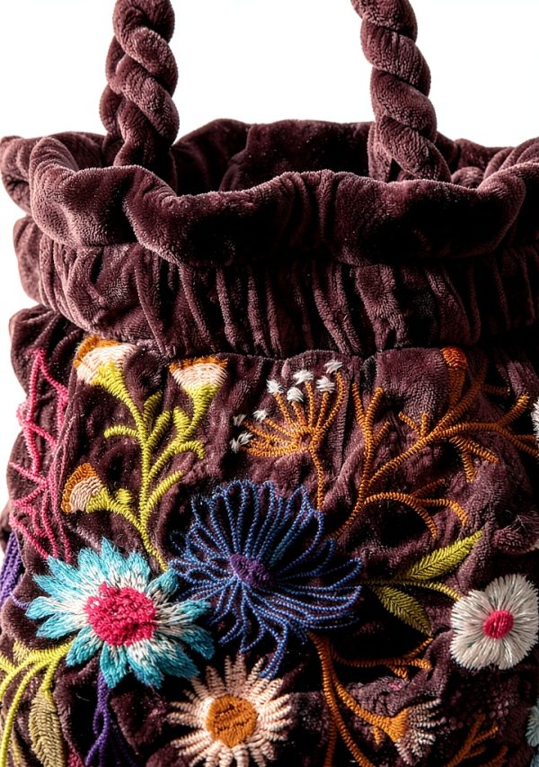 Mens Velvet Embroidered Pouch JWLA Johnny Was BOHO-1