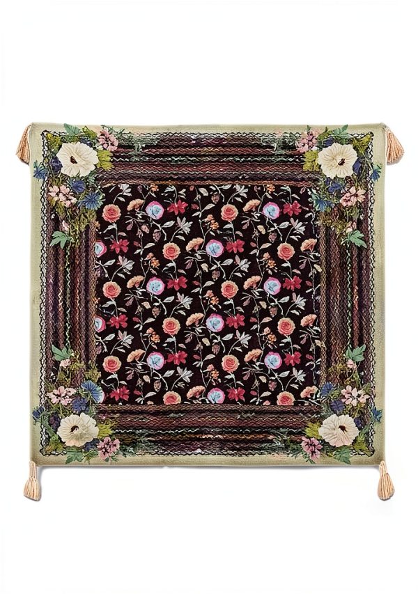 Johnny Was Womens Scarf Tassel Printed Square Boho-3