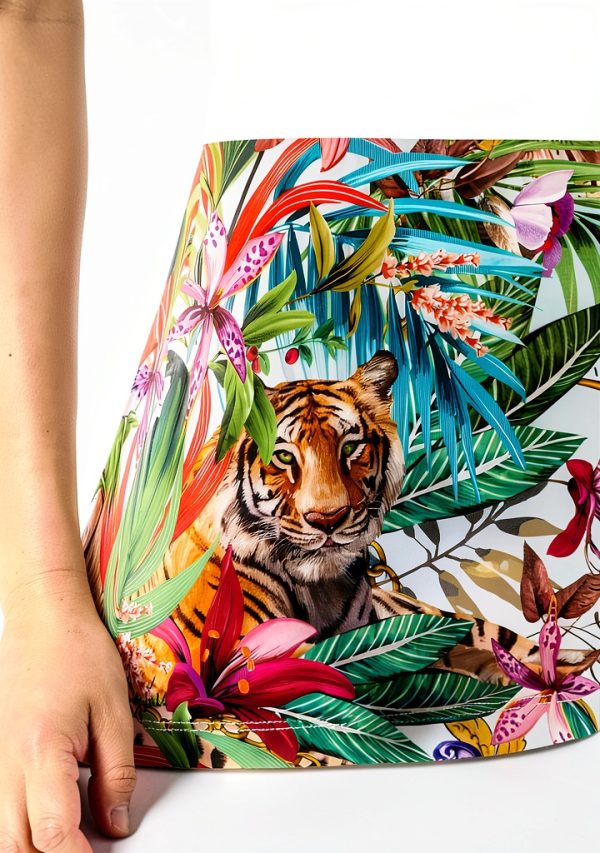 Miller Tigre Scarf Print Womens Tees by Johnny Was-2