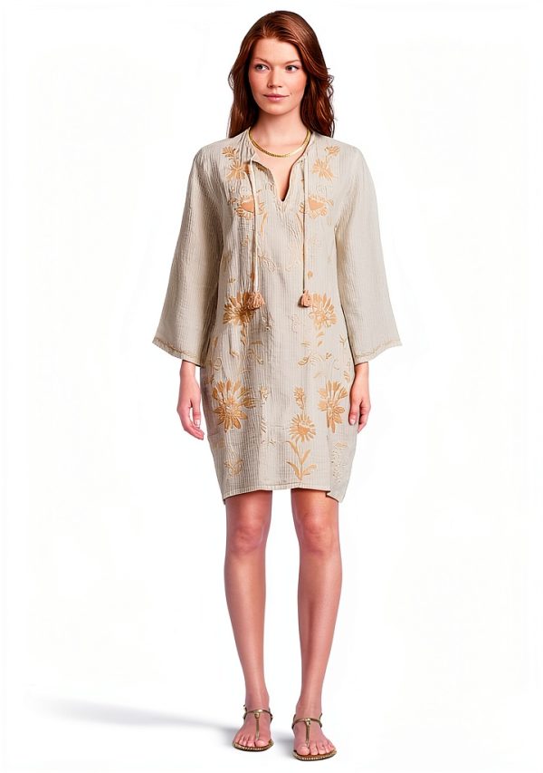 Johnny Was Women's Elordi Stripe Linen Dress-0