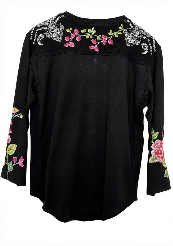 Women's Embroidered Cotton Tee Bag Lady Collection-2