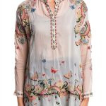 Pure Cupro Women Top Ecru XSmall Soft Lightweight-0