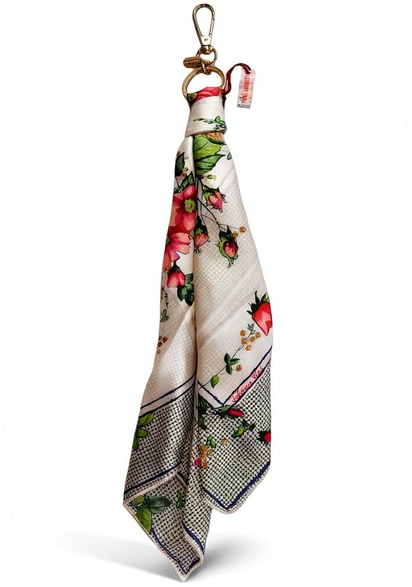Johnny Was Zolia Silk Keychain – 100% Silk Women’s Novelty Accessory-5