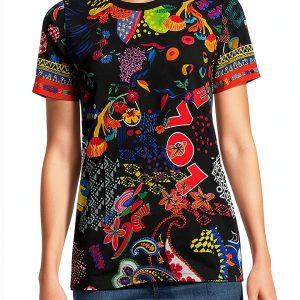 Bag Lady Collection Women's Short Sleeve T-Shirt T17925-4D:JNF Large-0