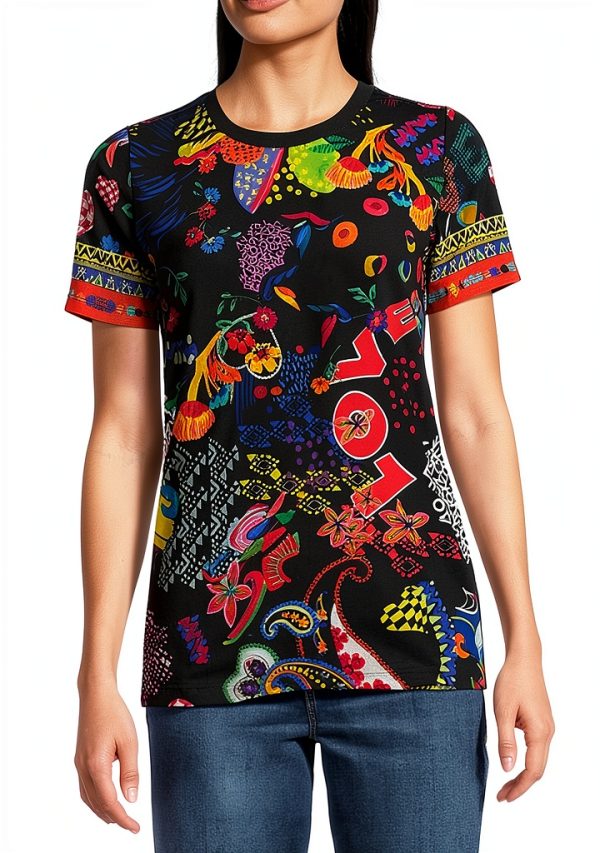 Bag Lady Collection Women's Short Sleeve T-Shirt T17925-4D:JNF Large-0