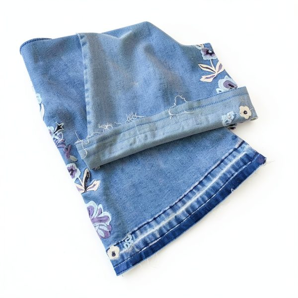 Moda Blue Vintage High Waist Flare Jeans Women’s Stretch Denim-4