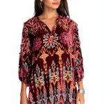 Bag Lady Boho Silk Rayon Women's Elegant T-Shirt X-Large-0