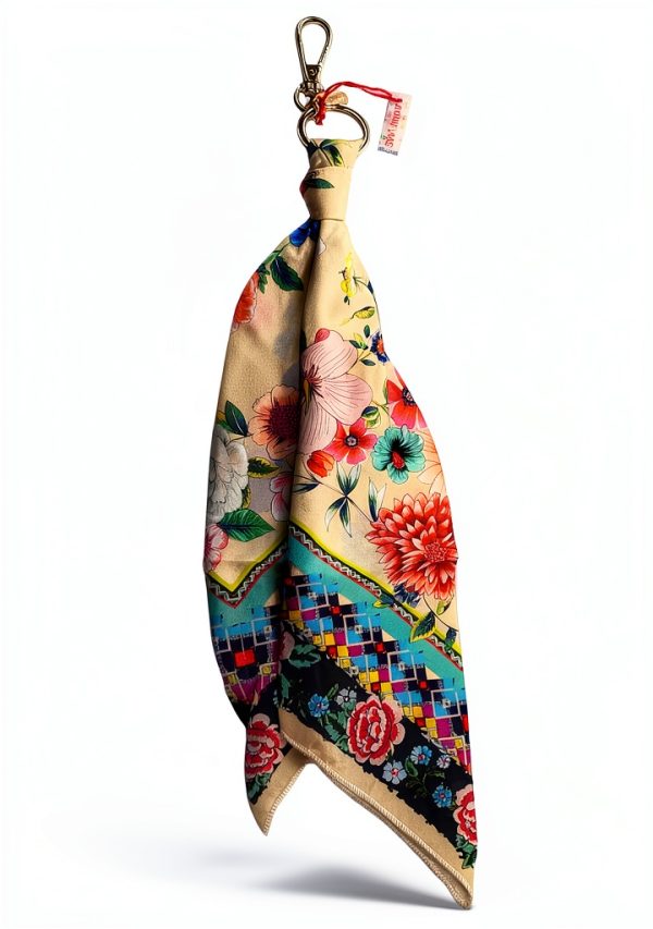 Johnny Was Zolia Silk Keychain – 100% Silk Women’s Novelty Accessory-6