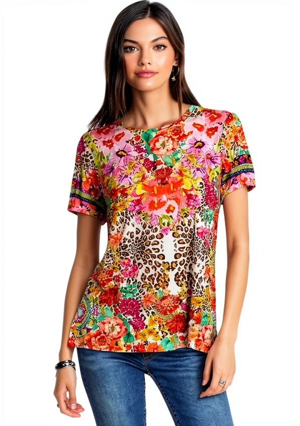 ComfortFit Women's Classic T-Shirt Soft Cotton X-Large Size-1