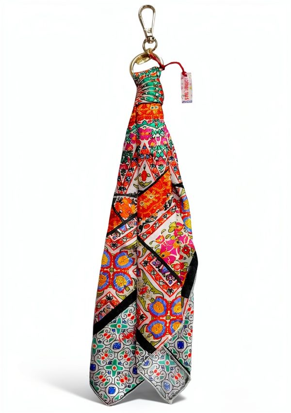 Johnny Was Zolia Silk Keychain – 100% Silk Women’s Novelty Accessory-0