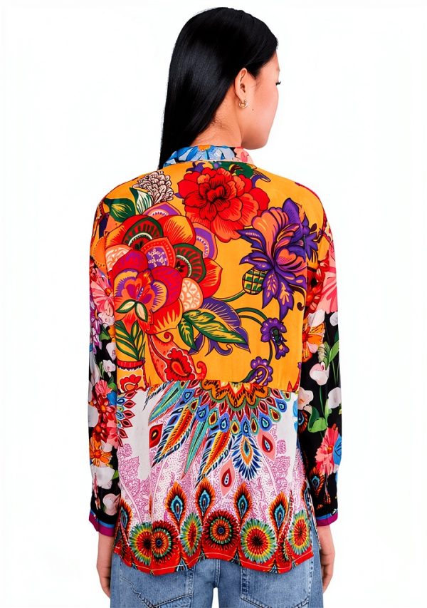 Women Magnolia Mae Patchwork Top by Johnny Was C10726-1-3