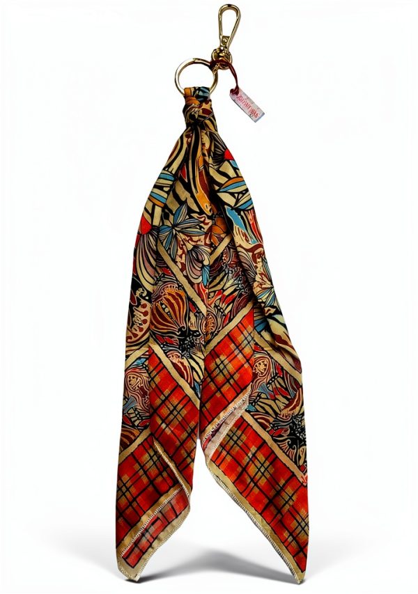 Johnny Was Zolia Silk Keychain – 100% Silk Women’s Novelty Accessory-2