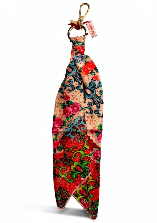 Johnny Was Zolia Silk Keychain – 100% Silk Women’s Novelty Accessory-7