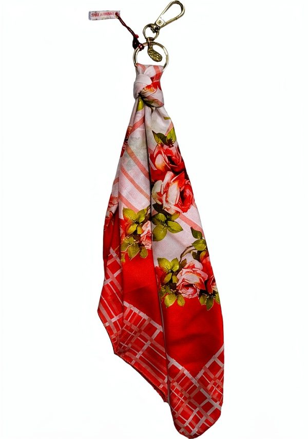 Johnny Was Zolia Silk Keychain – 100% Silk Women’s Novelty Accessory-1