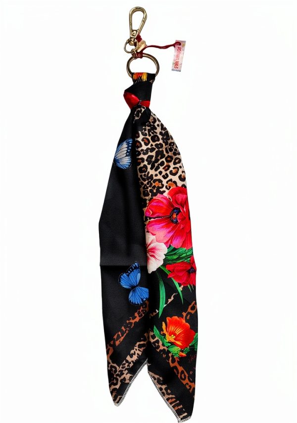 Johnny Was Zolia Silk Keychain – 100% Silk Women’s Novelty Accessory-3
