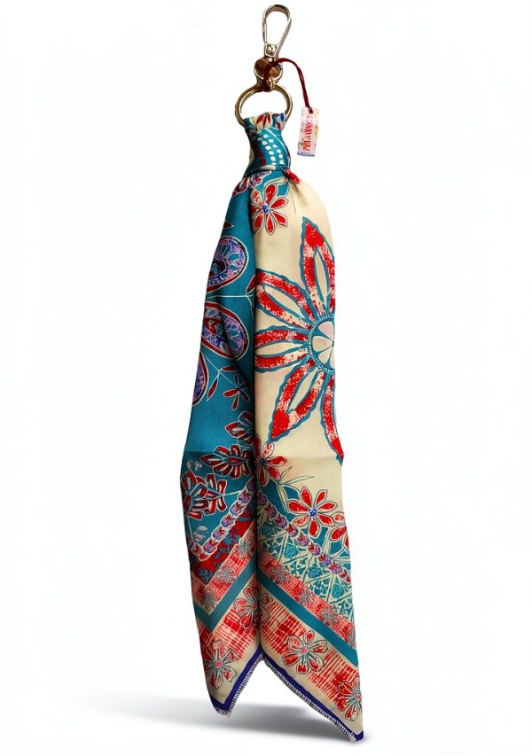 Johnny Was Zolia Silk Keychain – 100% Silk Women’s Novelty Accessory-4