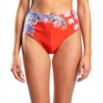 Johnny Was Drew High Waist Bottom CSW7721-F XS Multi Swimwear-0