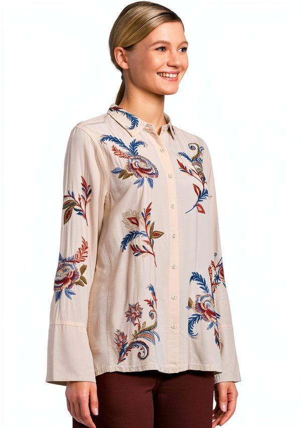 Johnny was Women's Vintage Button Down Shirt-1