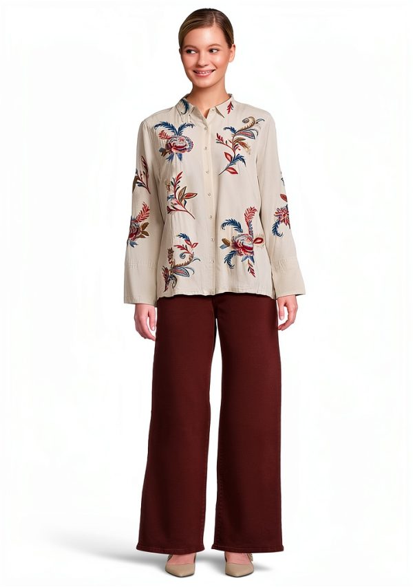 Johnny was Women's Vintage Button Down Shirt-4